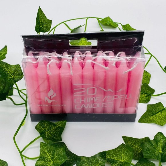 Mega Candles Unscented 4 Inch Mini Chime Pink - Picture 4 of 5